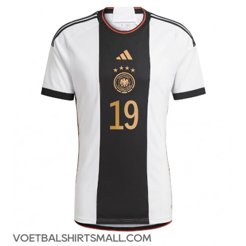 Duitsland Leroy Sane #19 Voetbalkleding Thuisshirt WK 2022 Korte Mouwen